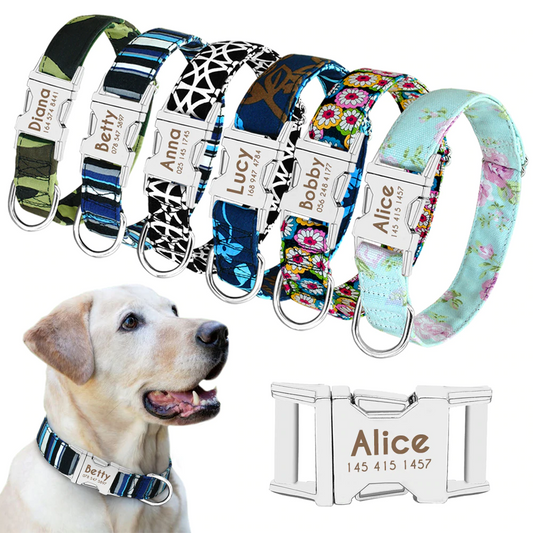 PETZEE® | Personalisierbares Nylon Halsband