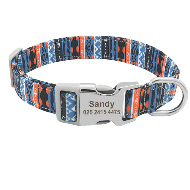 Personalisierbares Nylonhalsband