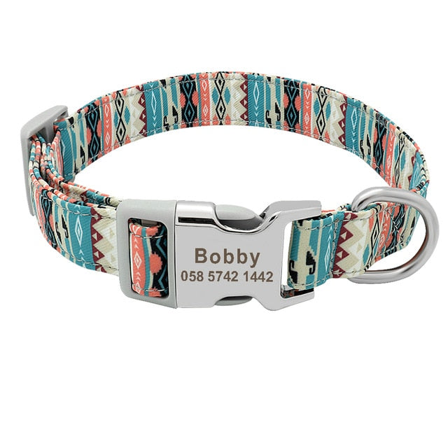 Personalisierbares Nylonhalsband