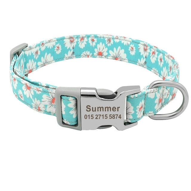 Personalisierbares Nylonhalsband