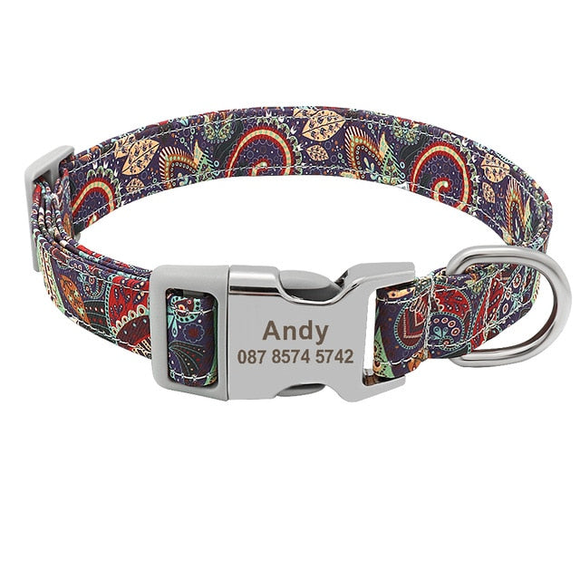 Personalisierbares Nylonhalsband