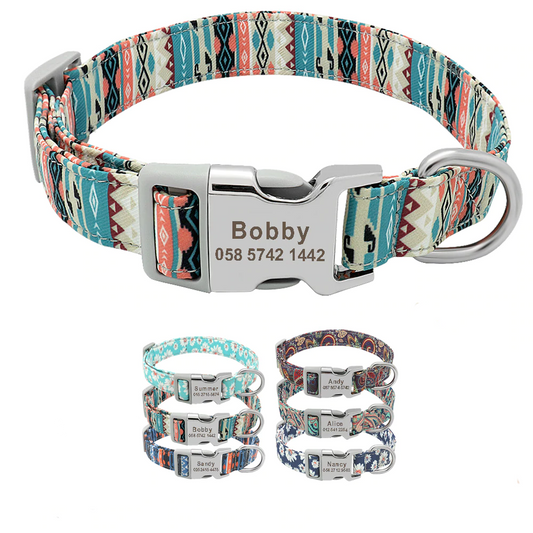 Personalisierbares Nylonhalsband