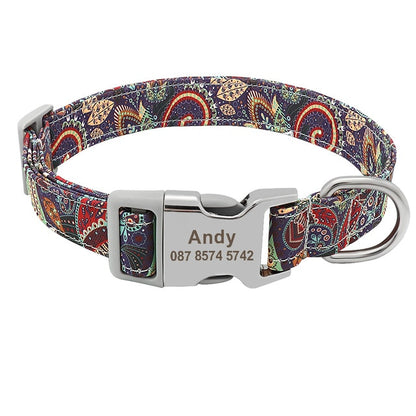 Personalisierbares Nylonhalsband